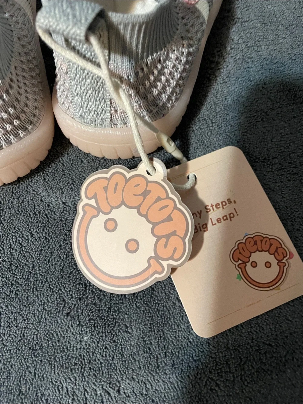 Baby Walker Shoes - Pink and Gray Soft Flex Sneakers